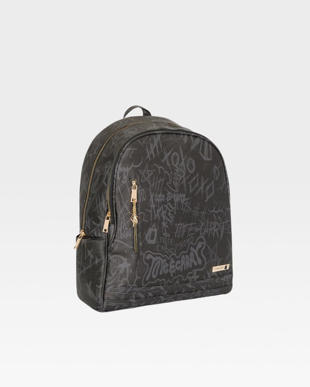 Graffiti Tombstone Roller Duffle Set in Black