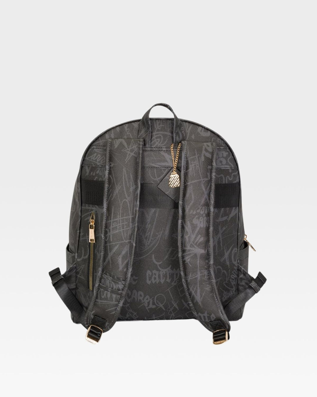 Graffiti Tombstone Roller Duffle Set in Black