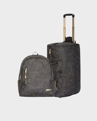 Street Traveler Rolling Duffle Set in Black
