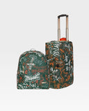 Street Traveler Rolling Duffle Set in Emerald Green