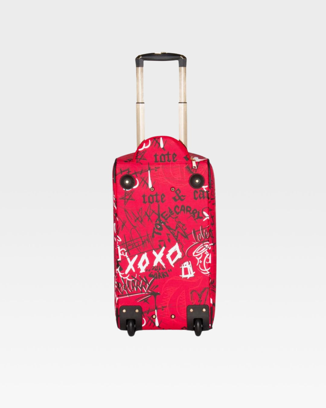Graffiti Tombstone Roller Duffle Set in Red