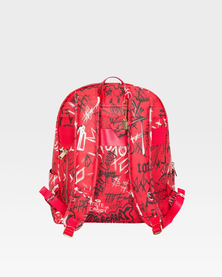Street Traveler Rolling Duffle Set in Red