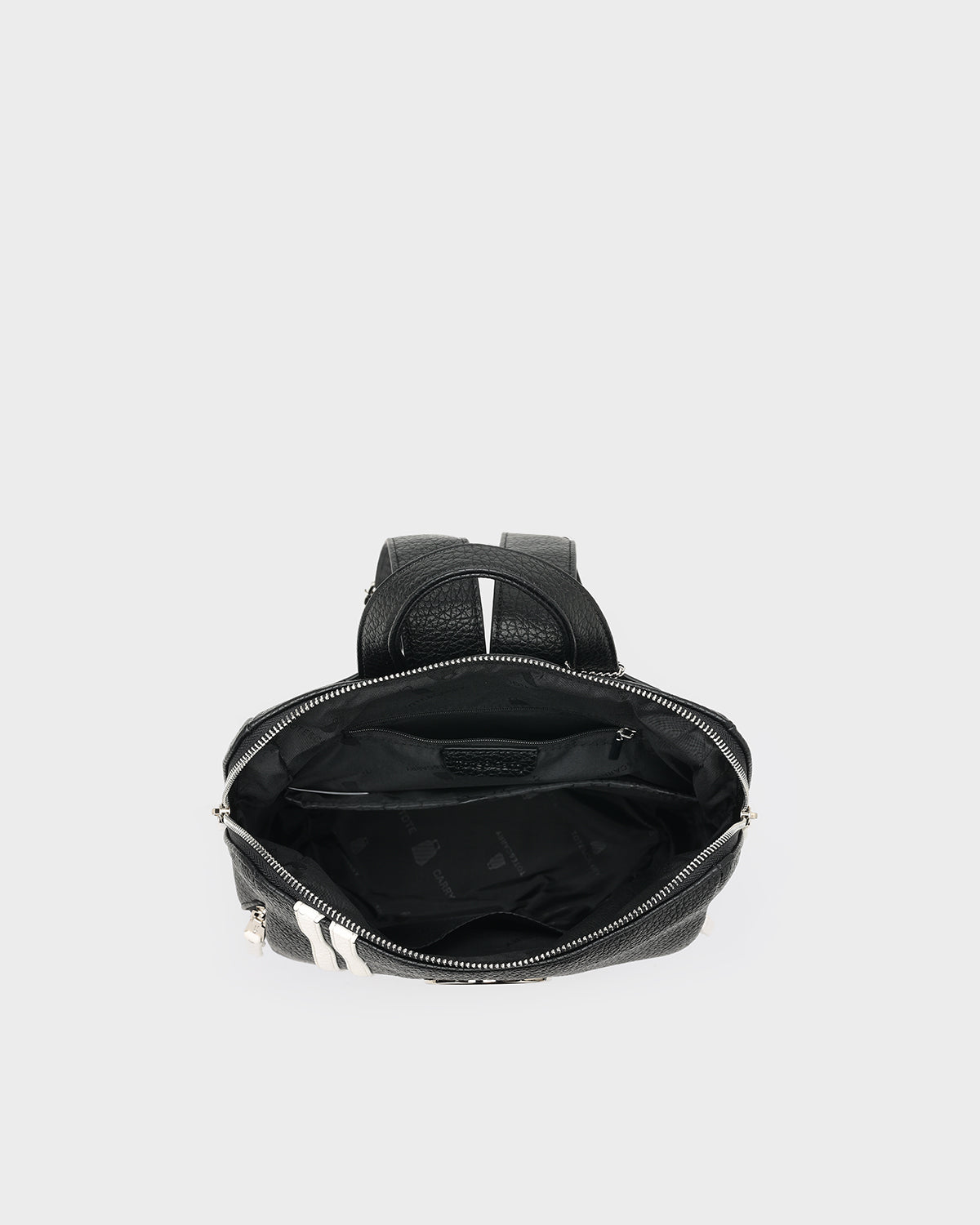 Striped Sensation Backpack in Black