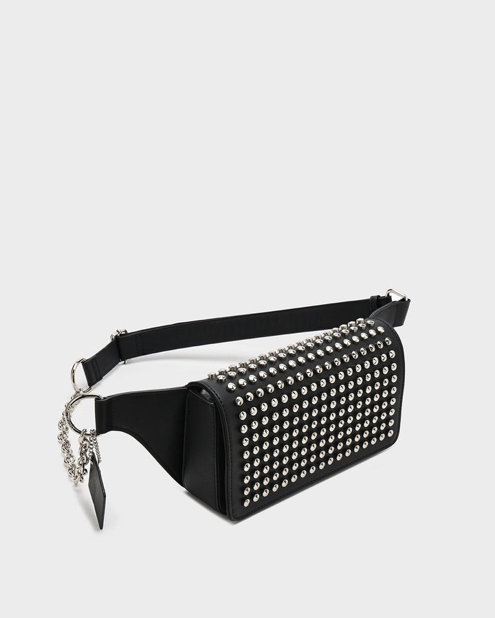 Studded Sensation Fanny Pack in Black