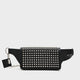 Studded Midnight Fanny Pack in Black