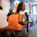 Tangerine Apollo 1 BFF-Set, großer Rucksack, normale Reisetasche