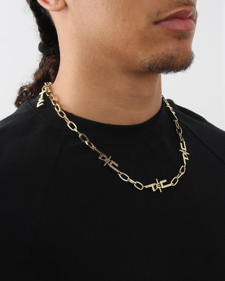 T&C Necklace in Gold