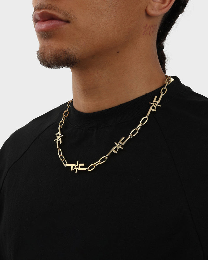 T&C Necklace in Gold