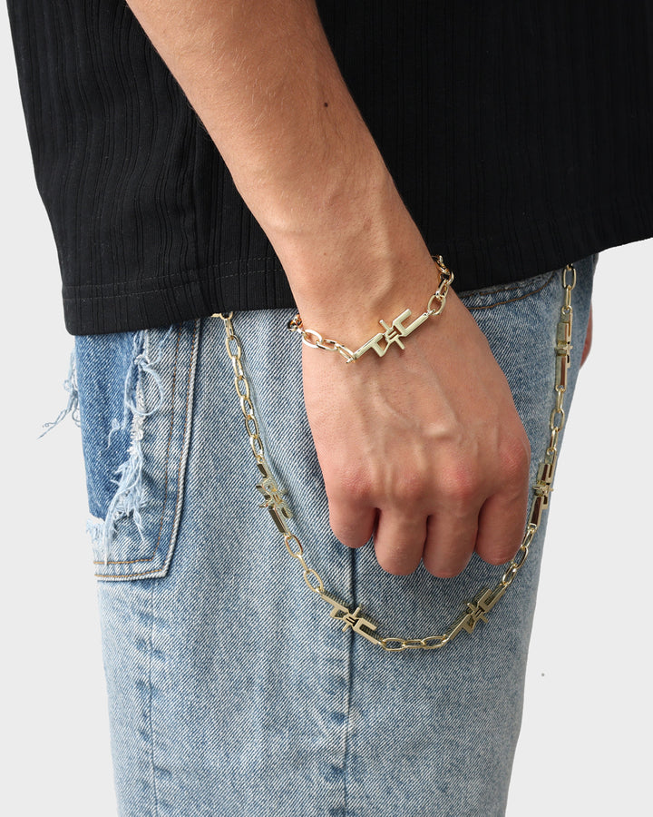 T&C Necklace in Gold