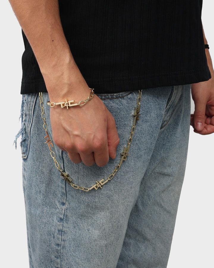 T&C Necklace in Gold