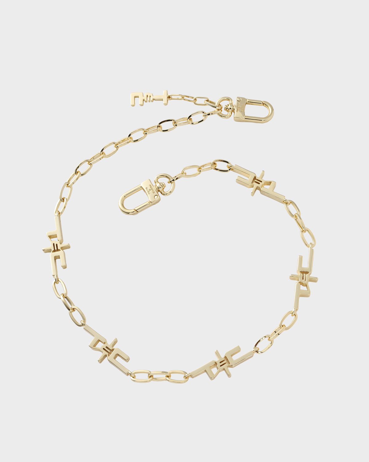 T&C Necklace in Gold