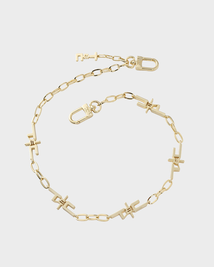 T&C Necklace in Gold