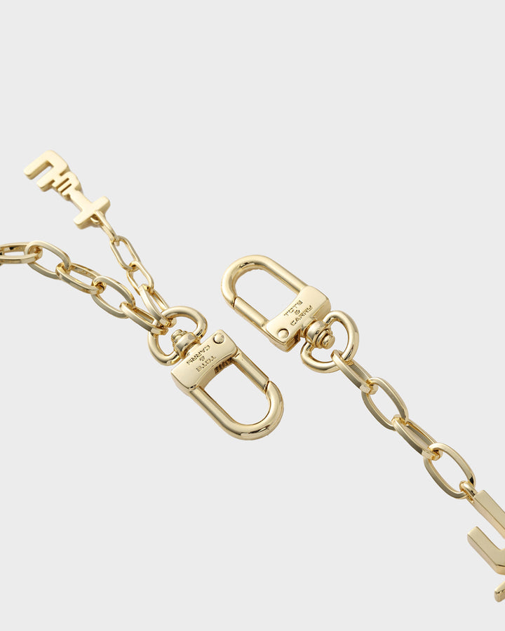 T&C Necklace in Gold