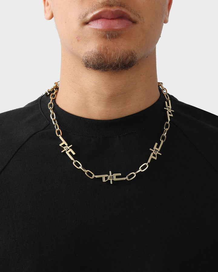 T&C Necklace in Gold
