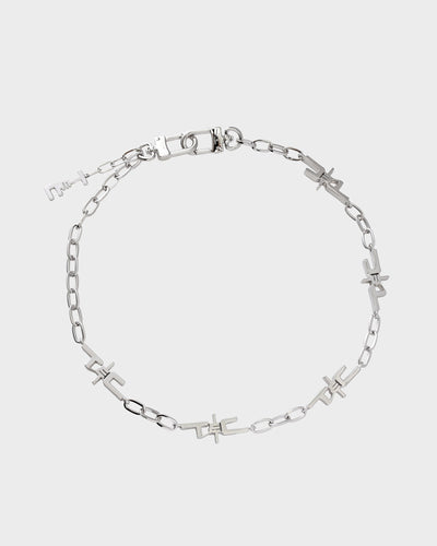 T&C Necklace in Silver