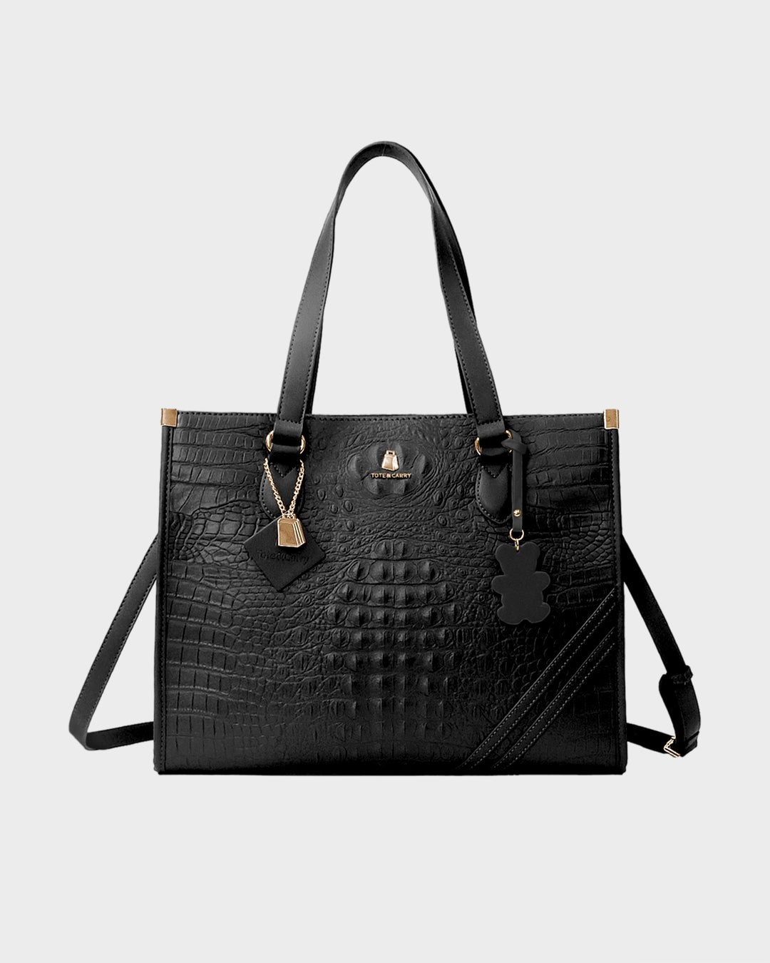 Teddy Bear Key chain in Black