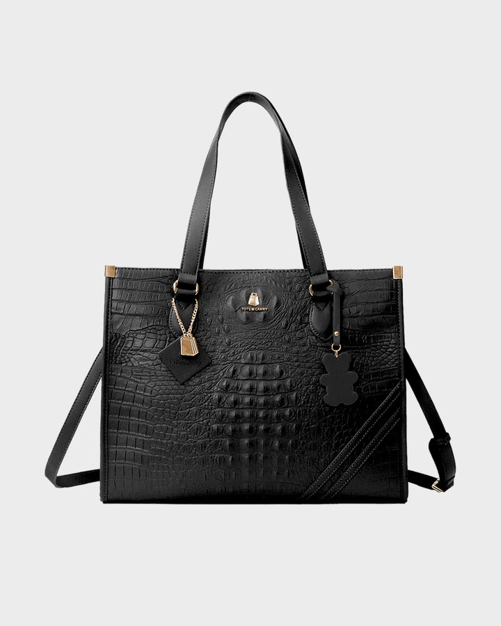 Teddy Bear Key chain in Black