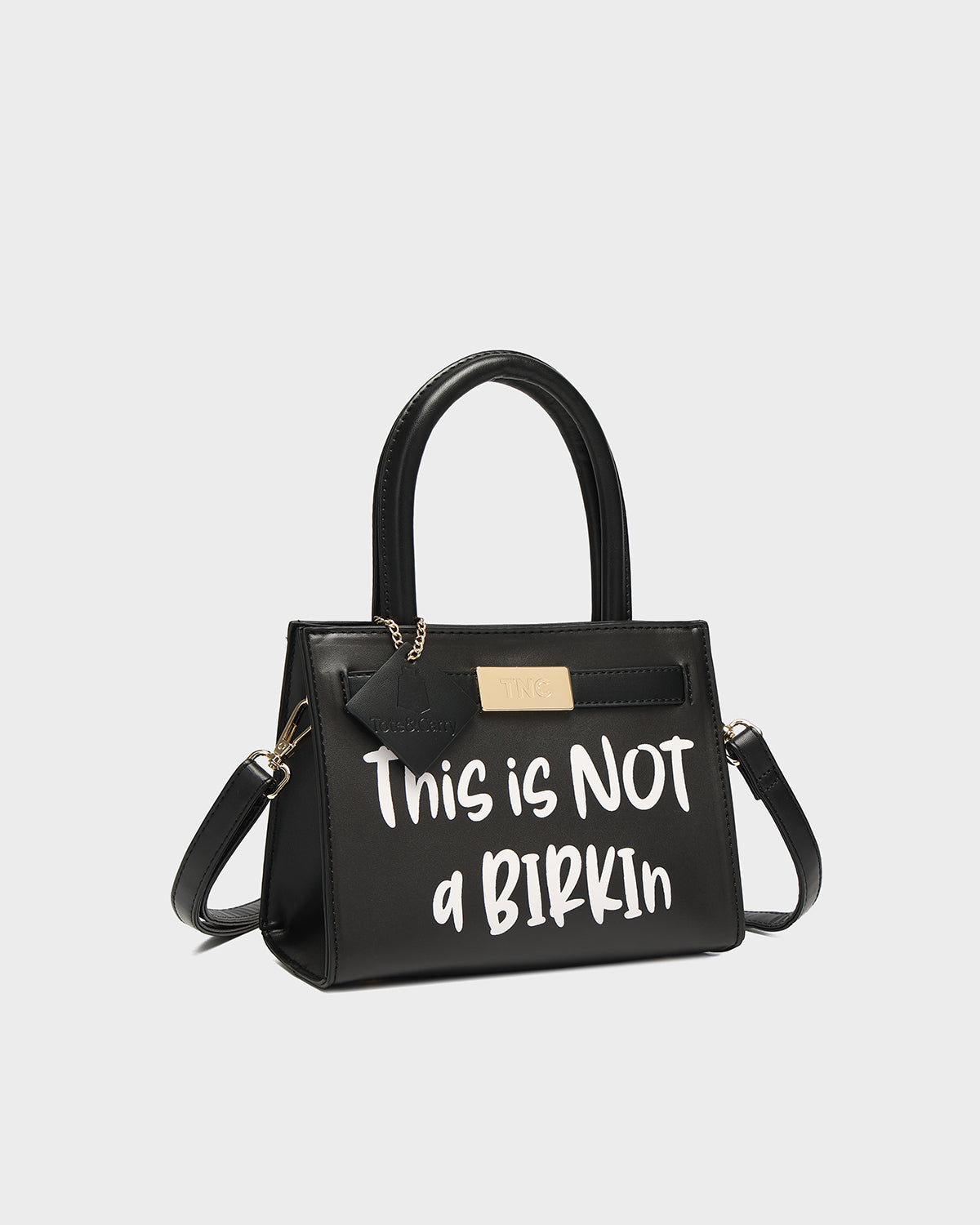 This is Not a Birkin Mini Tote in Black