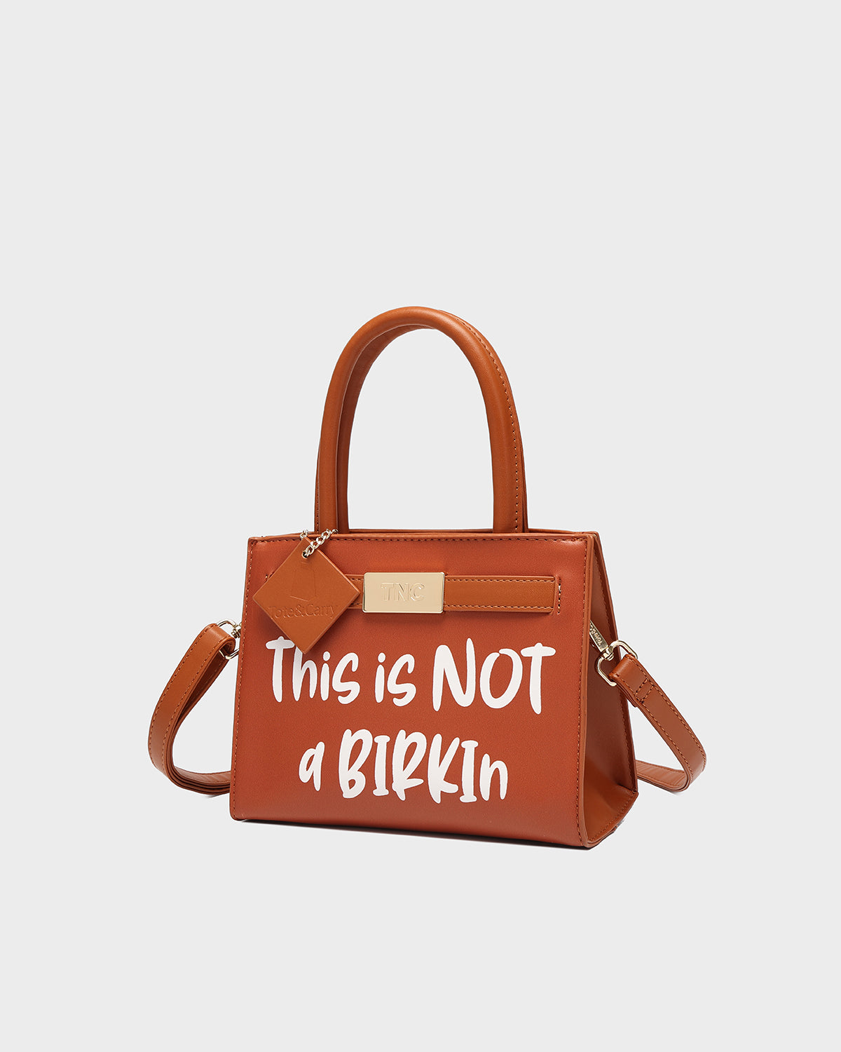 This is Not a Birkin Mini Tote in Caramel