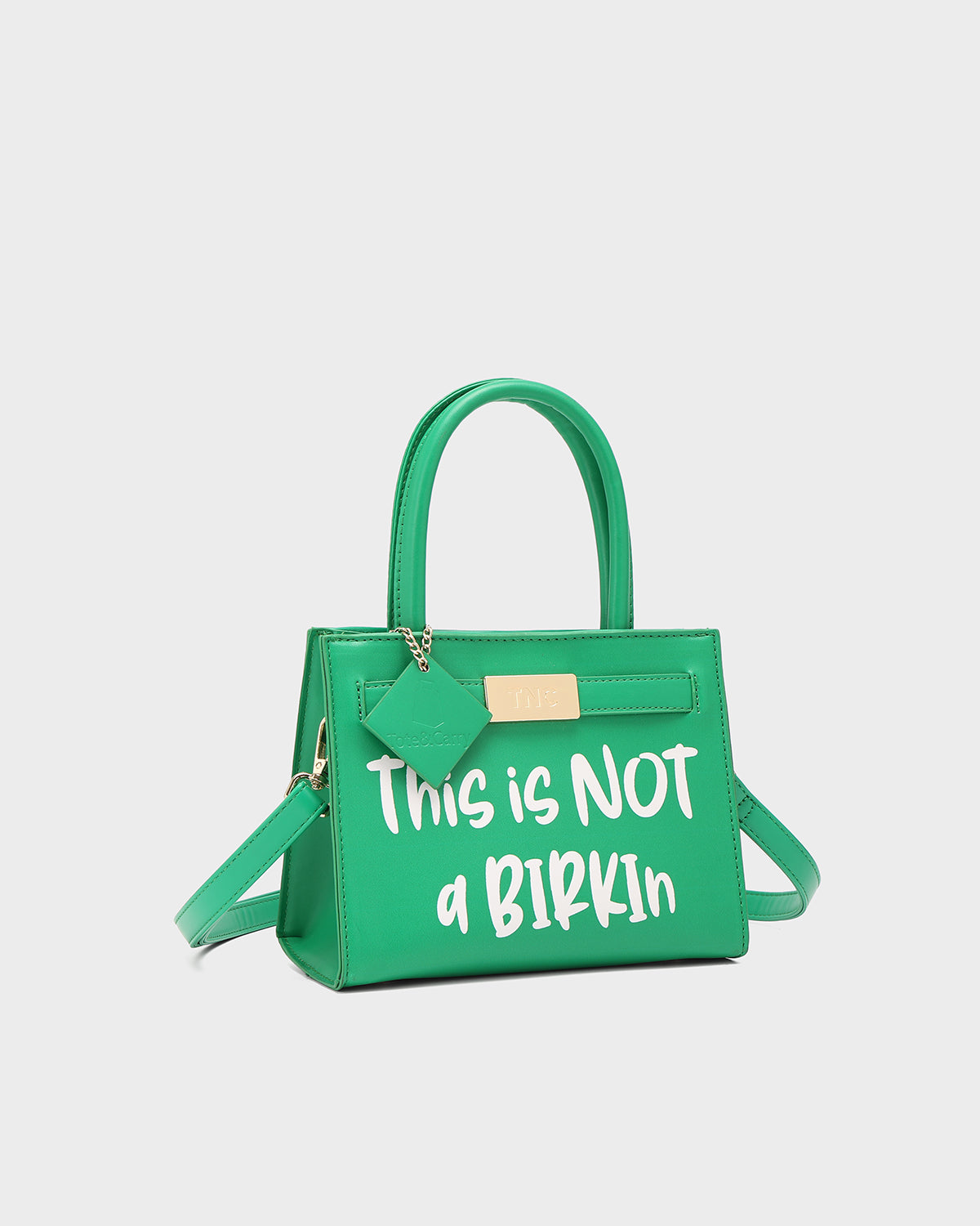 This is Not a Birkin Mini Tote in Green