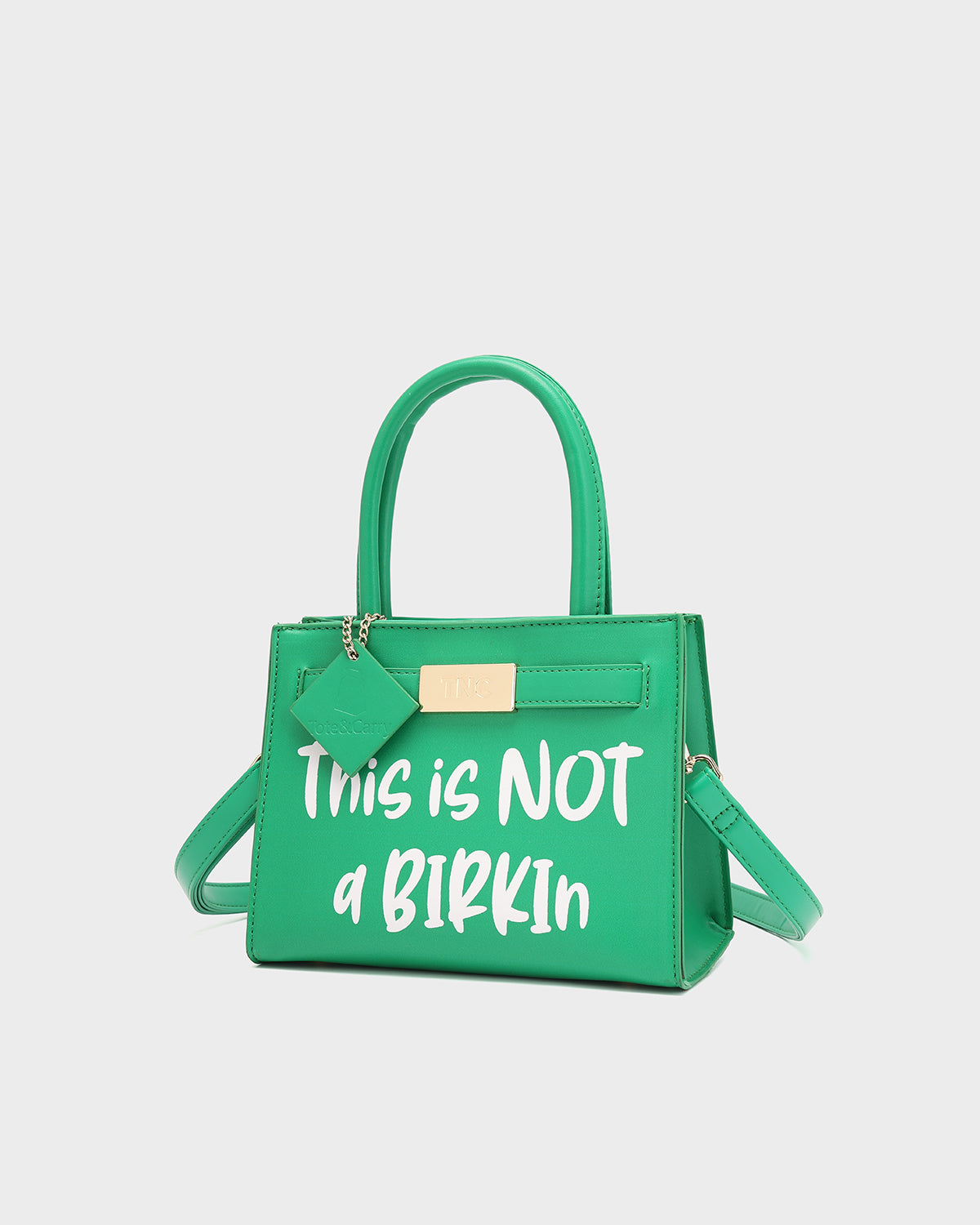 This is Not a Birkin Mini Tote in Green