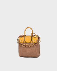Tote Key Chain / Brown