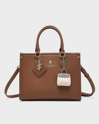 Tote Key Chain / White