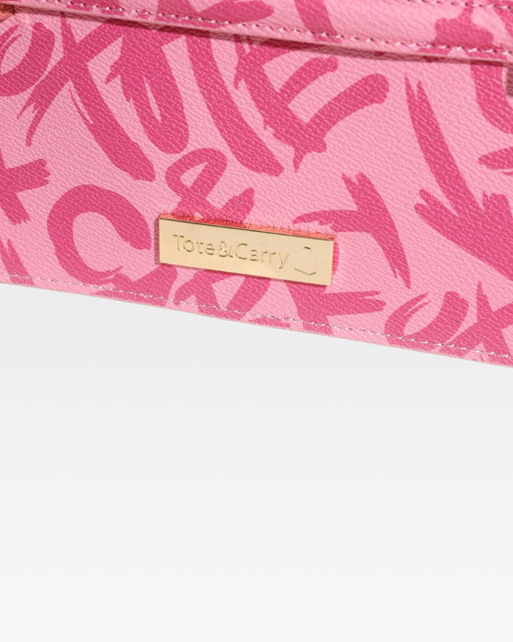 Tote&Carry Clutch Bag in Pink