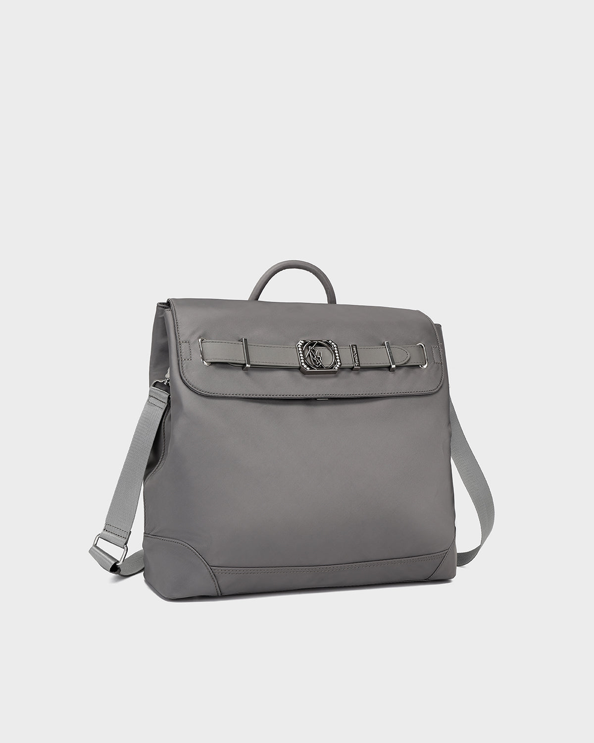 Turk Laptop Backpack in Charcoal Grey