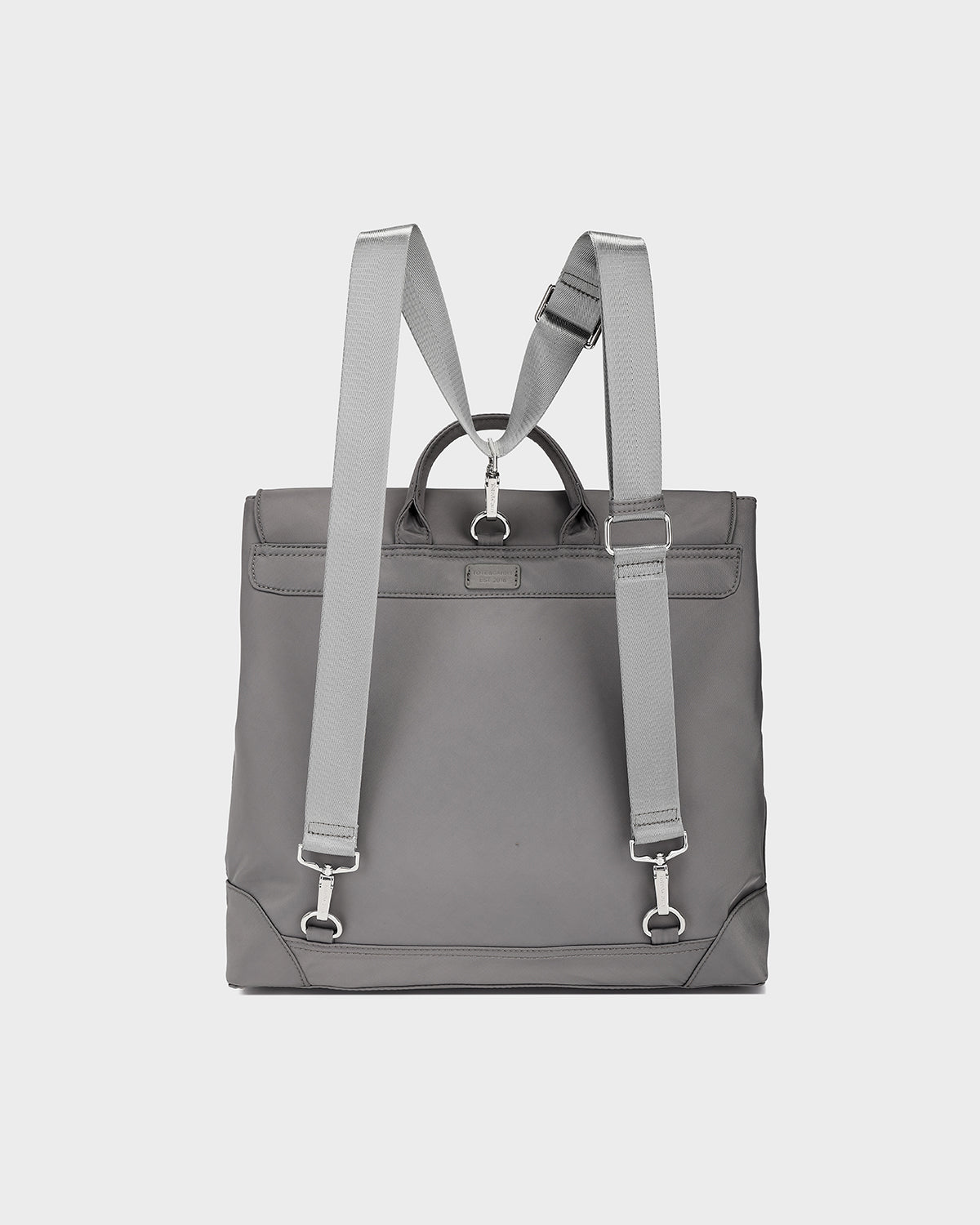 Turk Laptop Backpack in Charcoal Grey