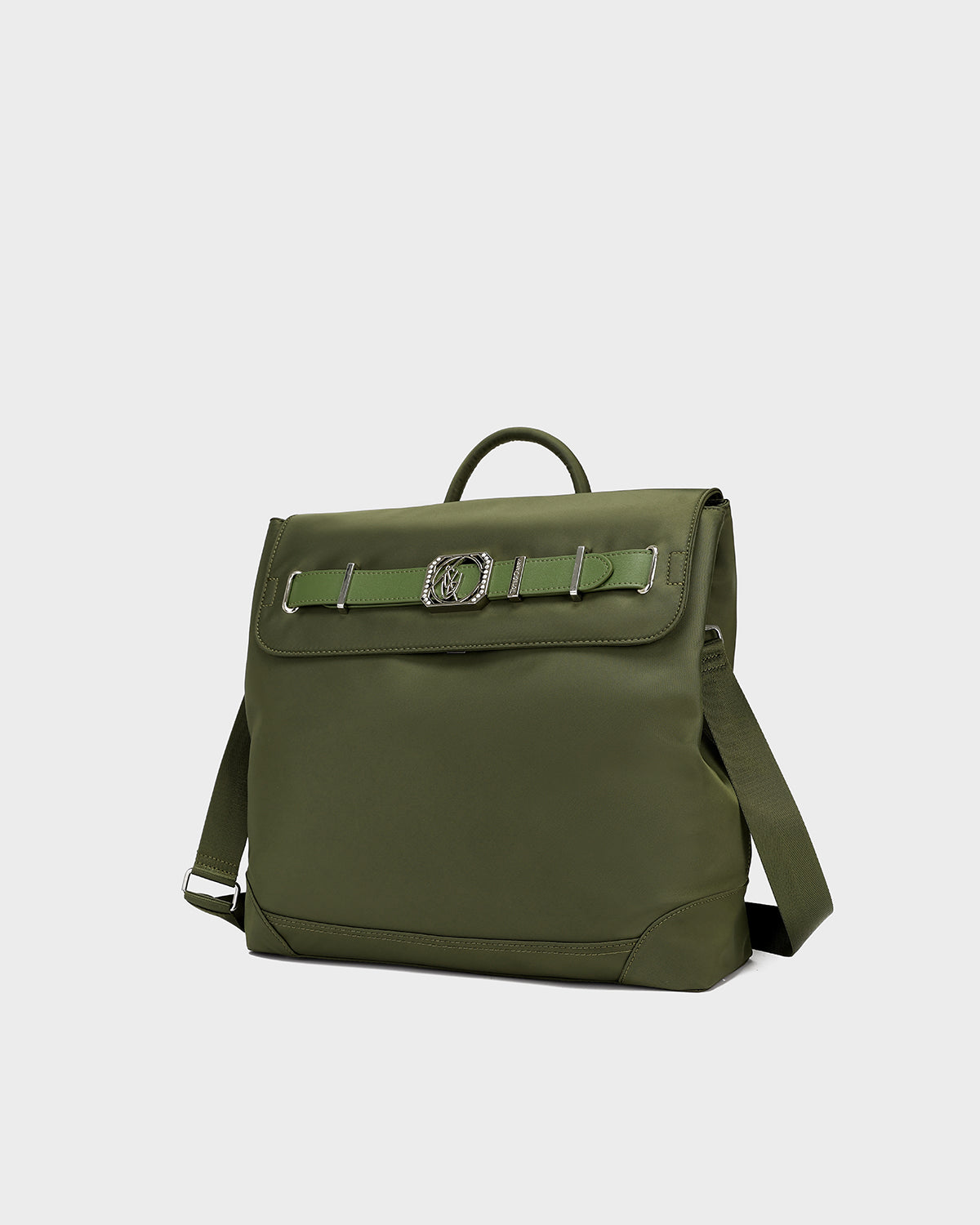 Turk Laptop Backpack in Olive Green