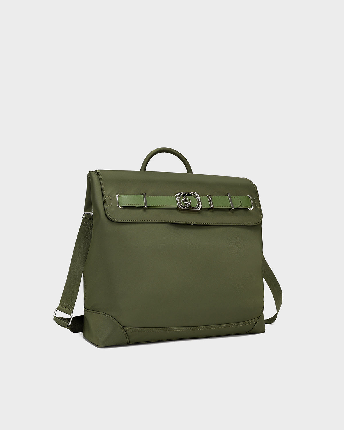 Turk Laptop Backpack in Olive Green