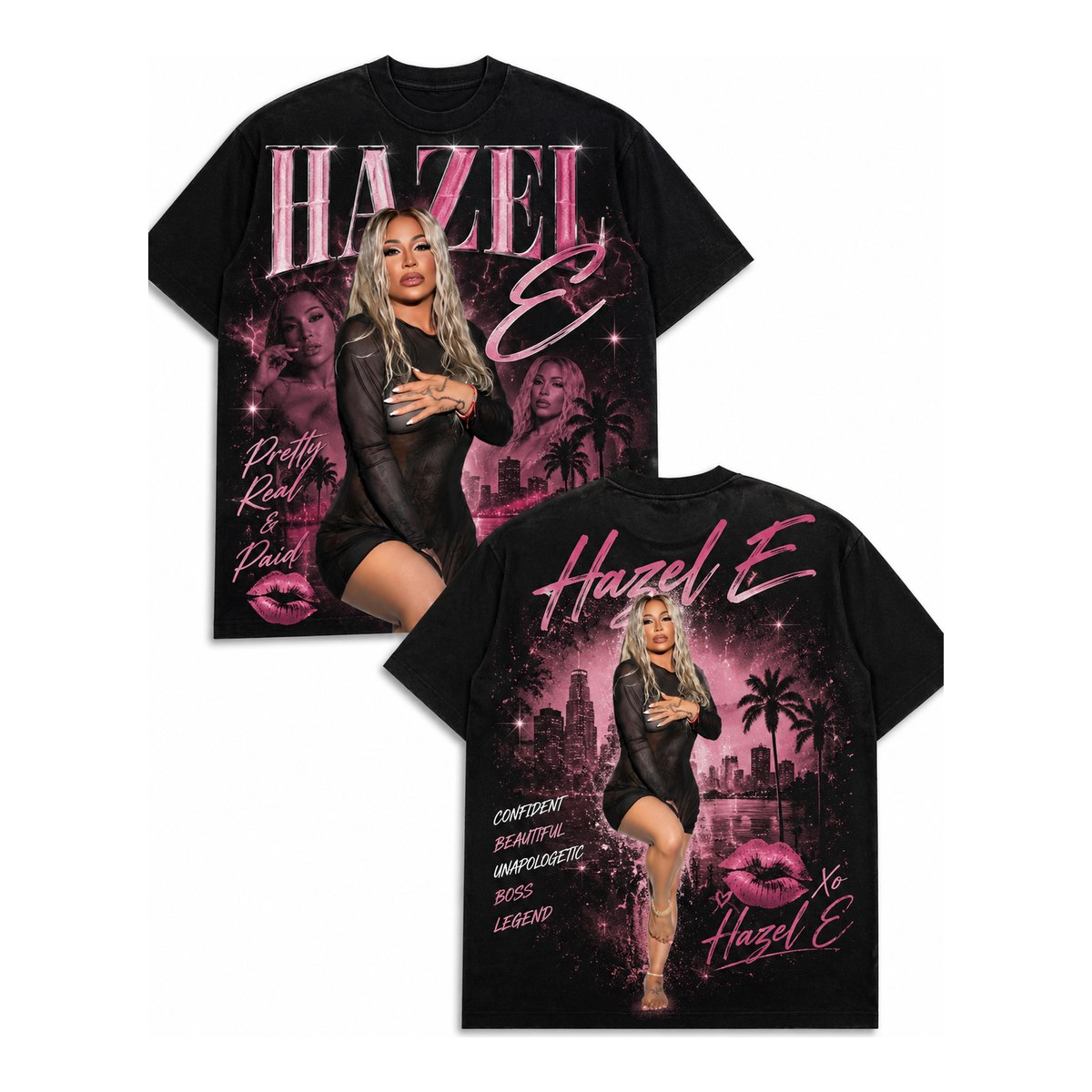 Unapologetic Tee, front and back, from Keeping Up With Hazel E
