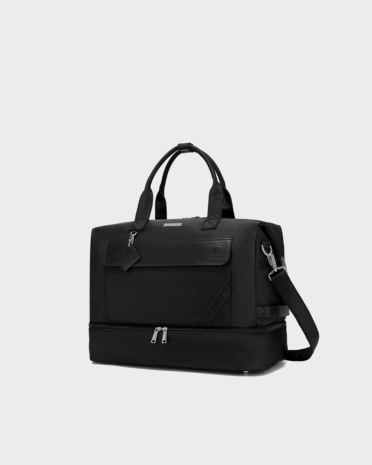 Vantage Weekender Duffle Bag in Black