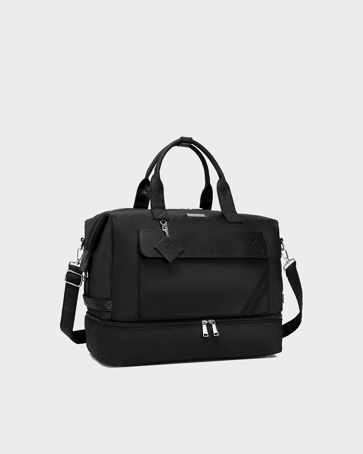 Vantage Weekender Duffle Bag in Black