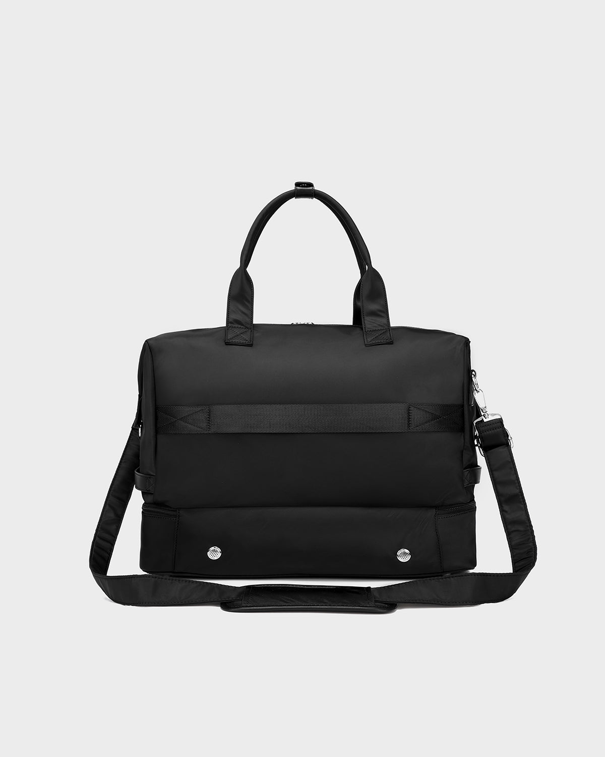 Vantage Weekender Duffle Bag in Black