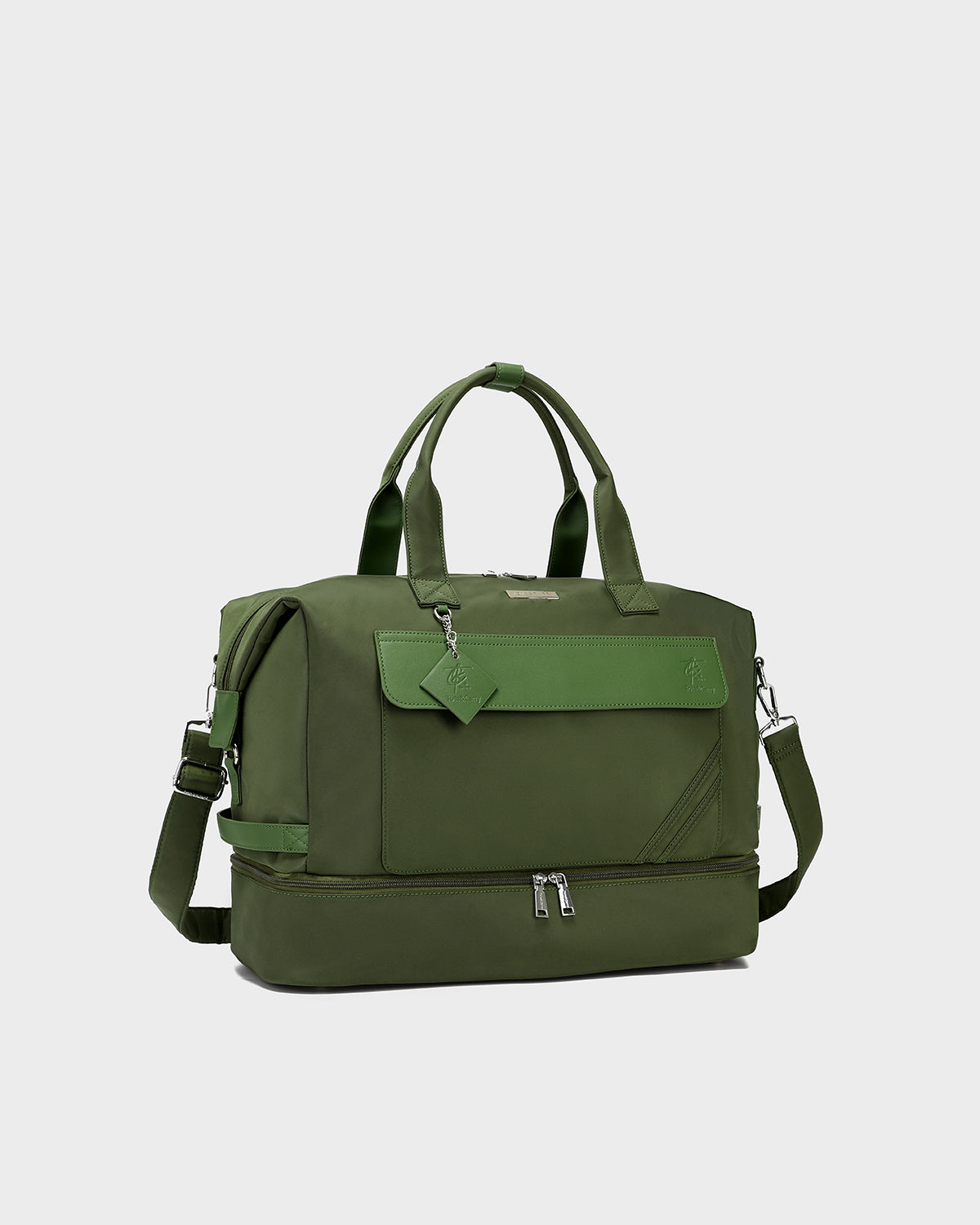 Vantage Weekender Duffle Bag in Olive Green