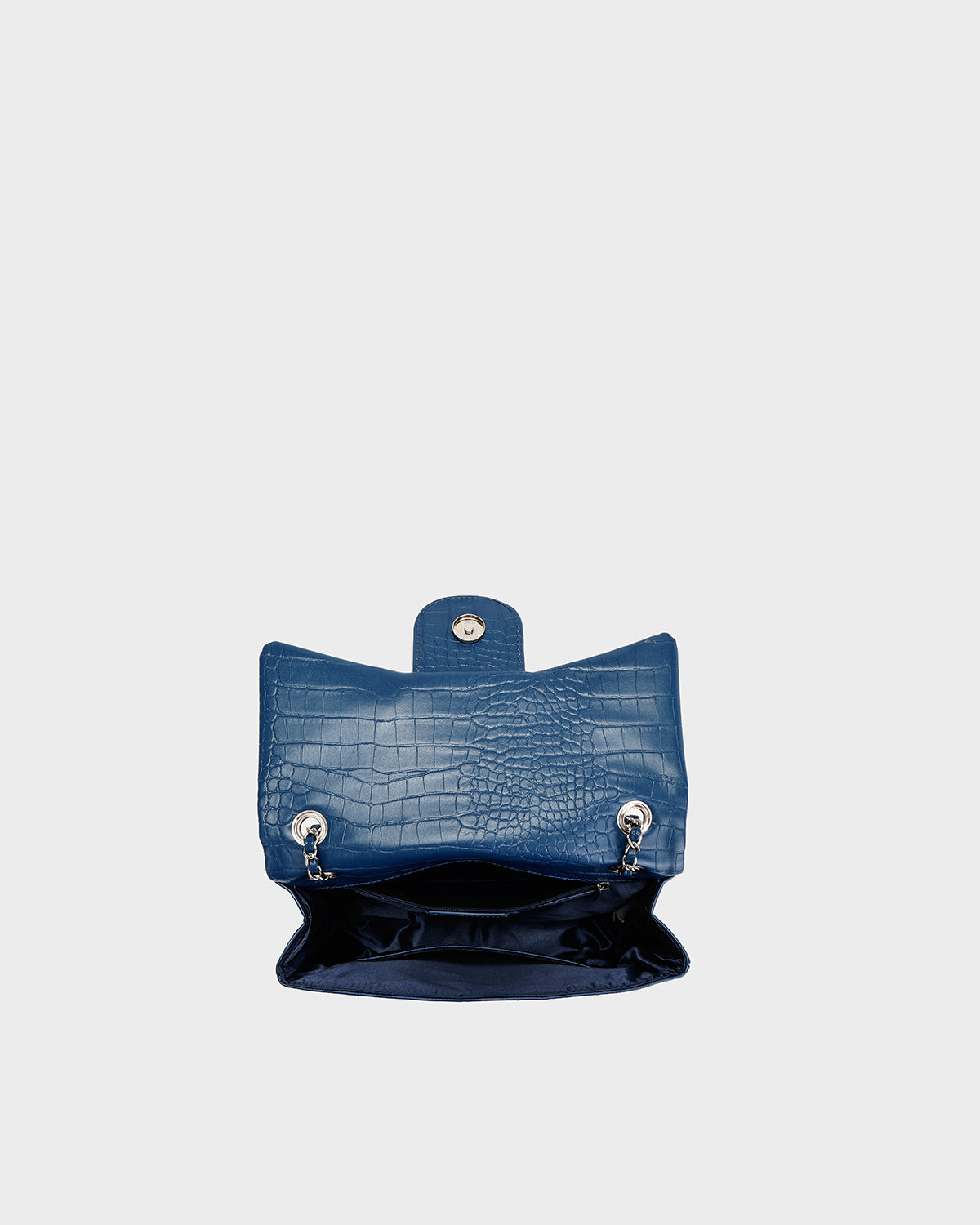 Varsity Rally Shoulder Bag in Royal Blue & Lime