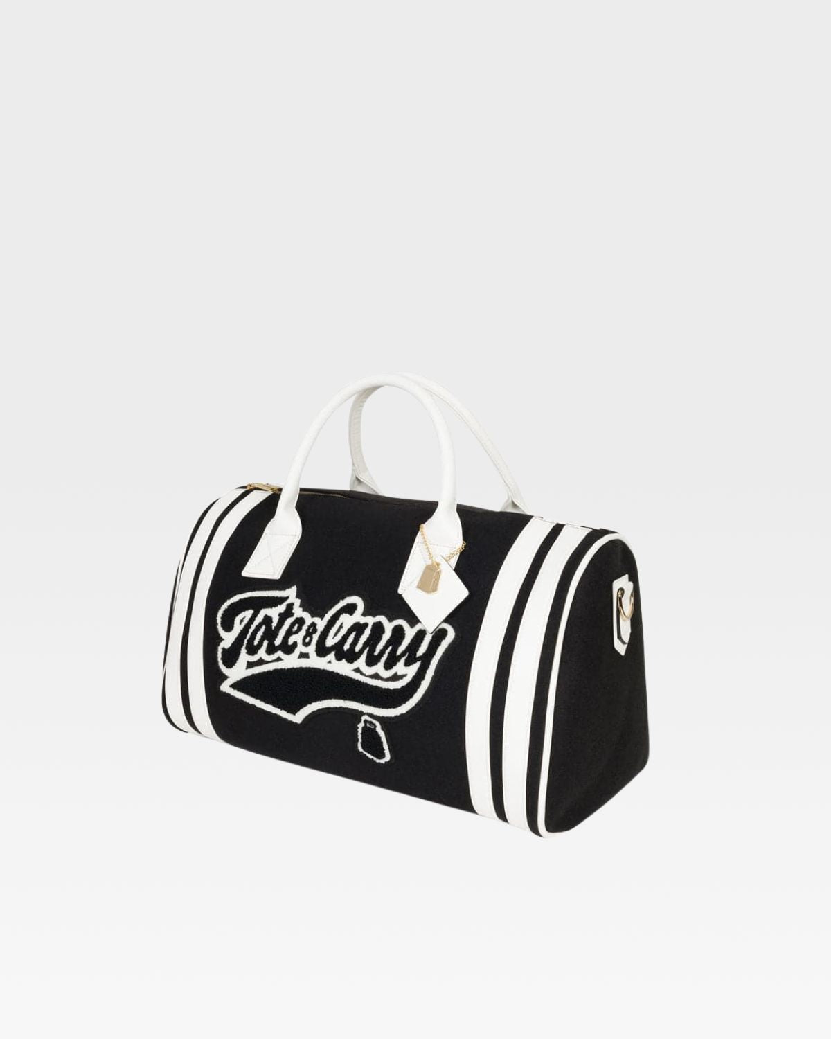Varsity Travel Set in Black
