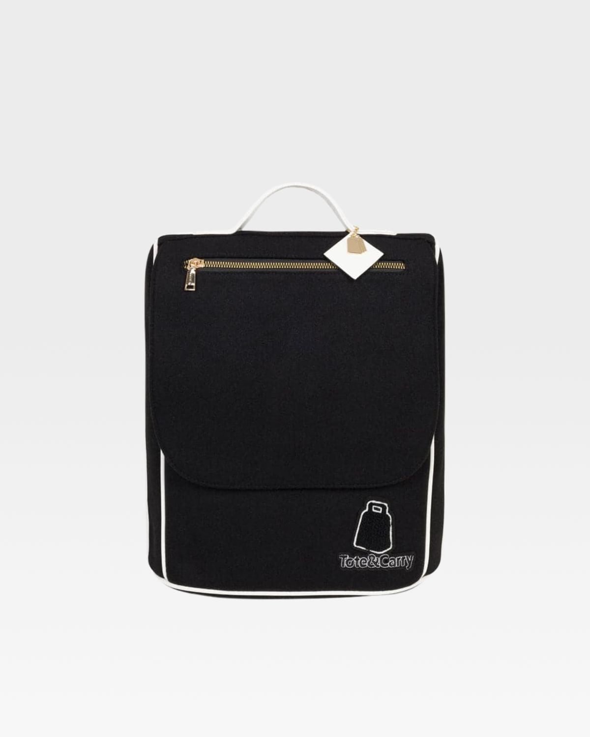 Varsity Travel Set in Black