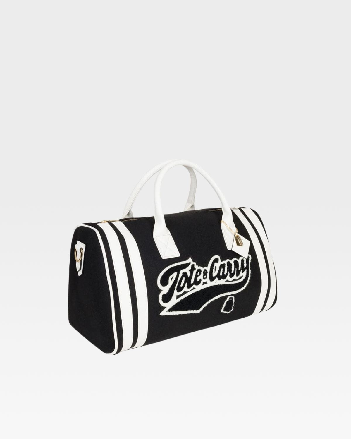 Varsity Travel Set in Black