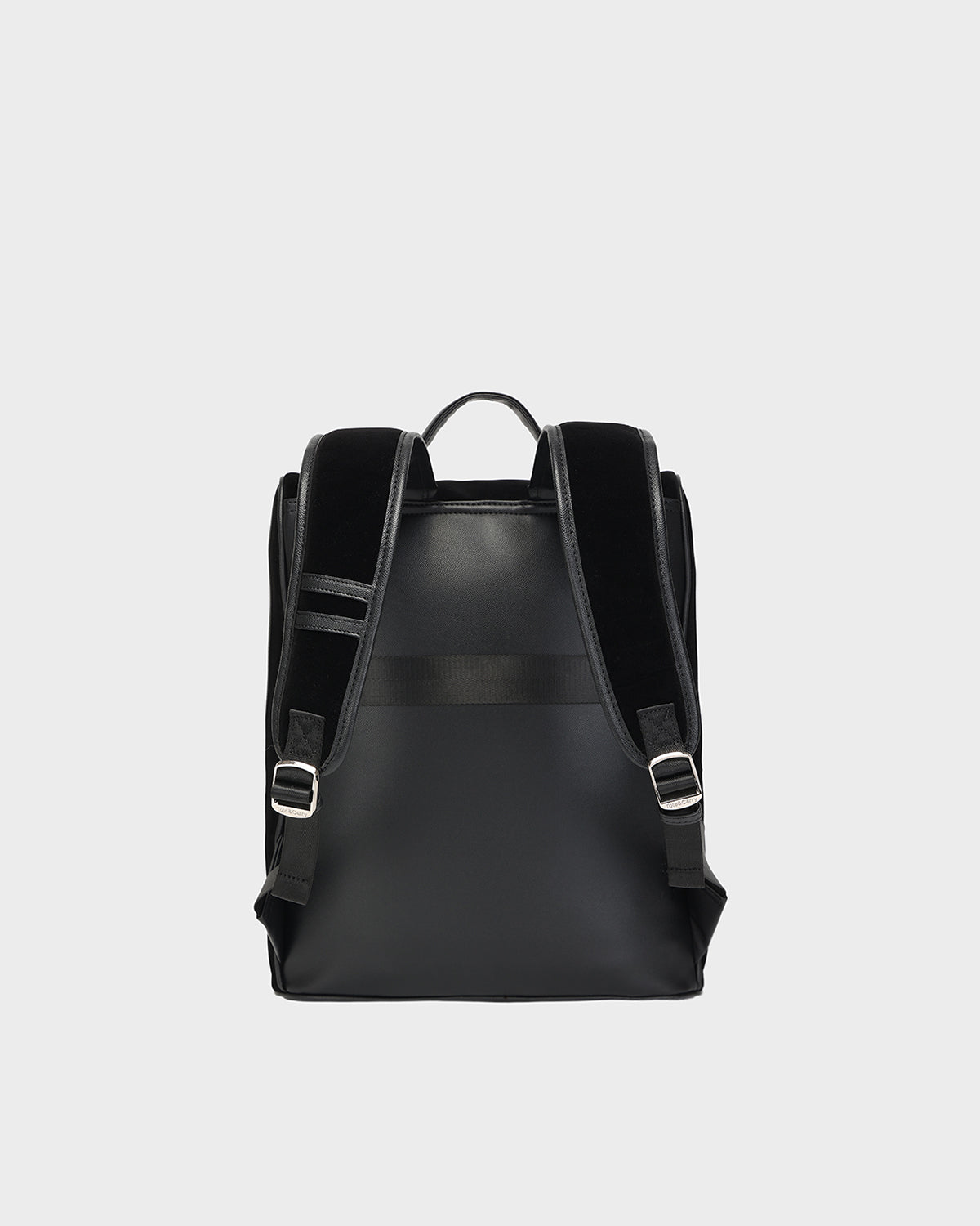 Velour Backpack in Black