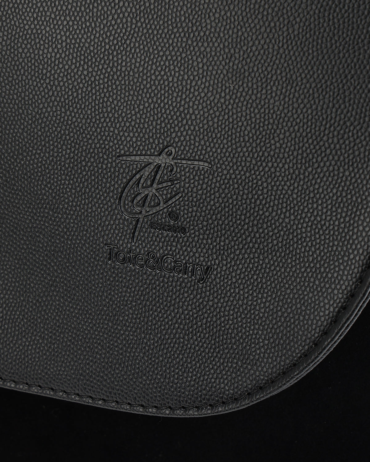 Velour Backpack in Black