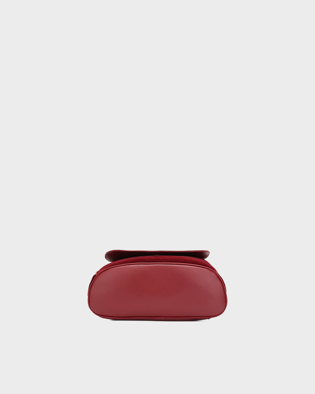 Velour Backpack in Burgundy