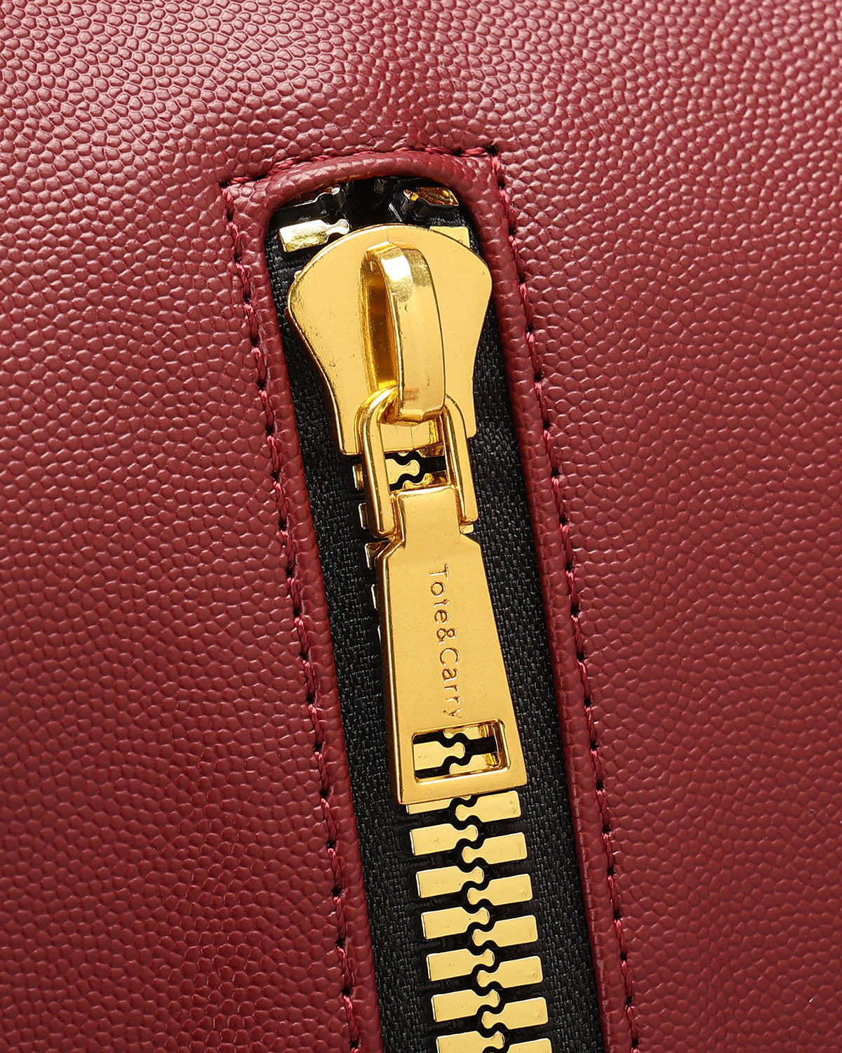 Velour Backpack in Burgundy