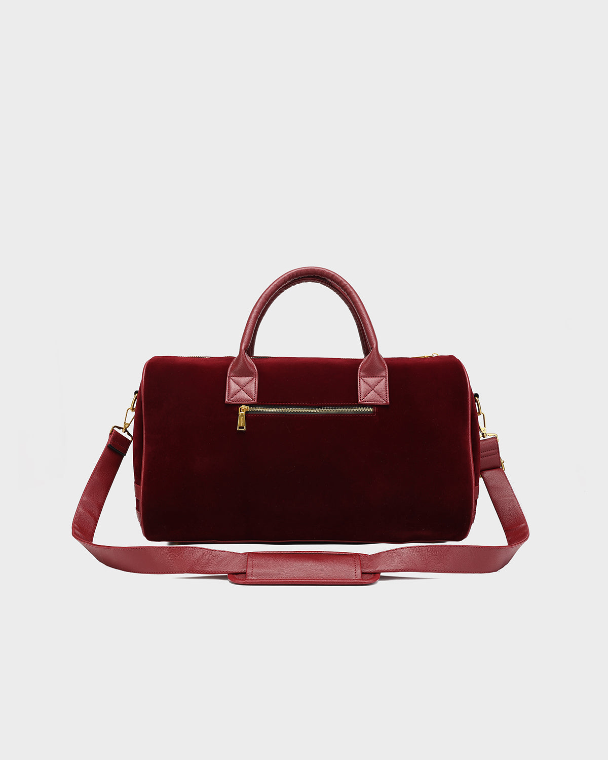 Velvet Luxe travel Set in Burgundy