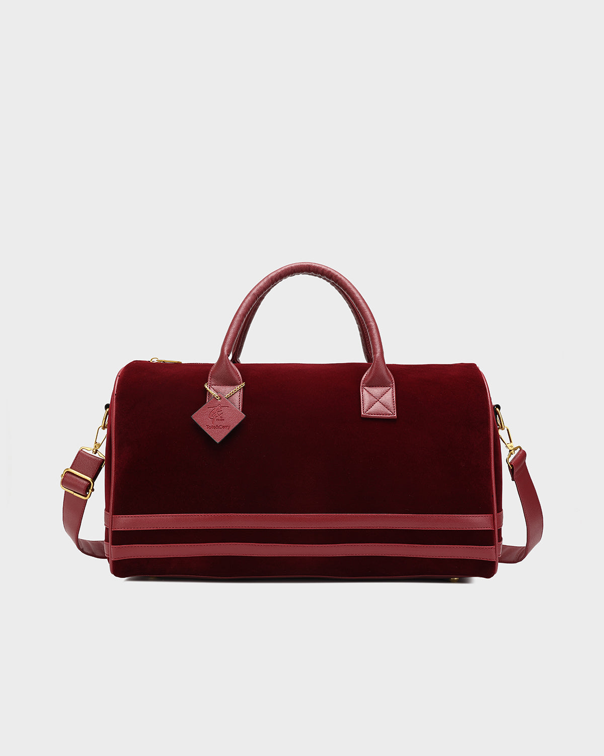Velvet Luxe travel Set in Burgundy