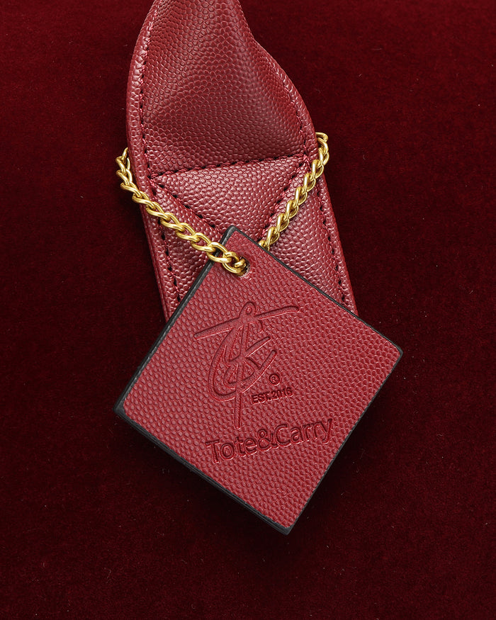Velvet Luxe travel Set in Burgundy