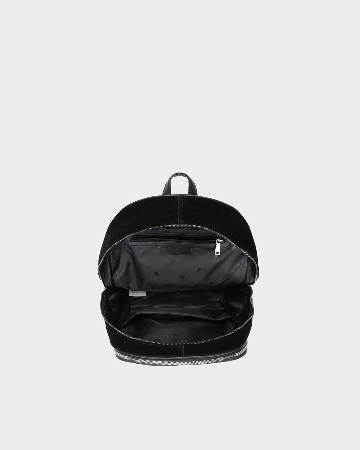 Velour Orbit Backpack in Black