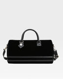 Velvet Luxe Duffle Bag in Black